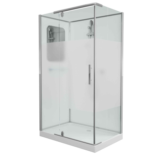 Душевая кабина Grossman Classic GR172QL 120х80 прямоугольная без крыши ориентация левая